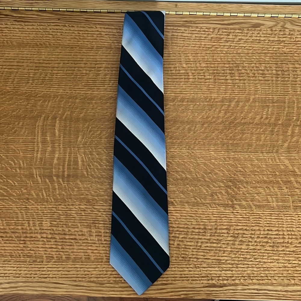 Don Soper Blue striped tie